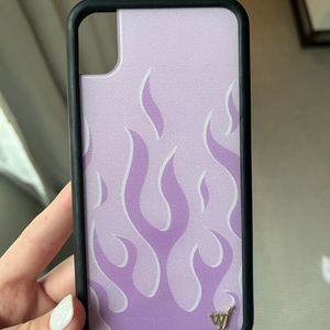 Wildflower Purple Flame Phonecase iPhone XR